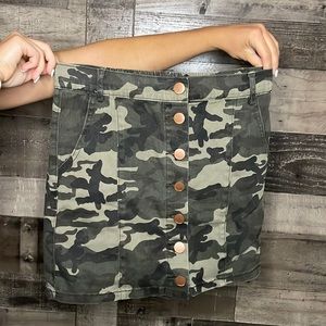 camouflage skirt